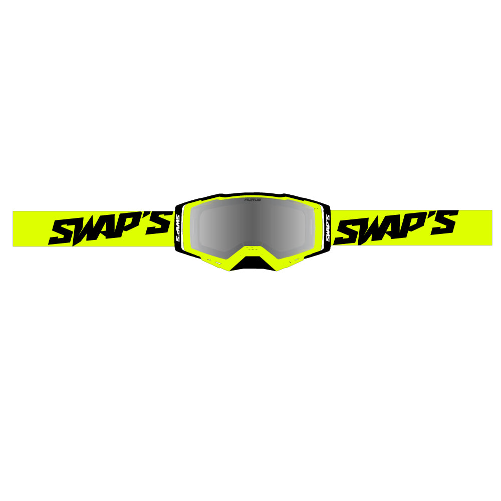 Masque cross AURUS LITE Jaune fluo