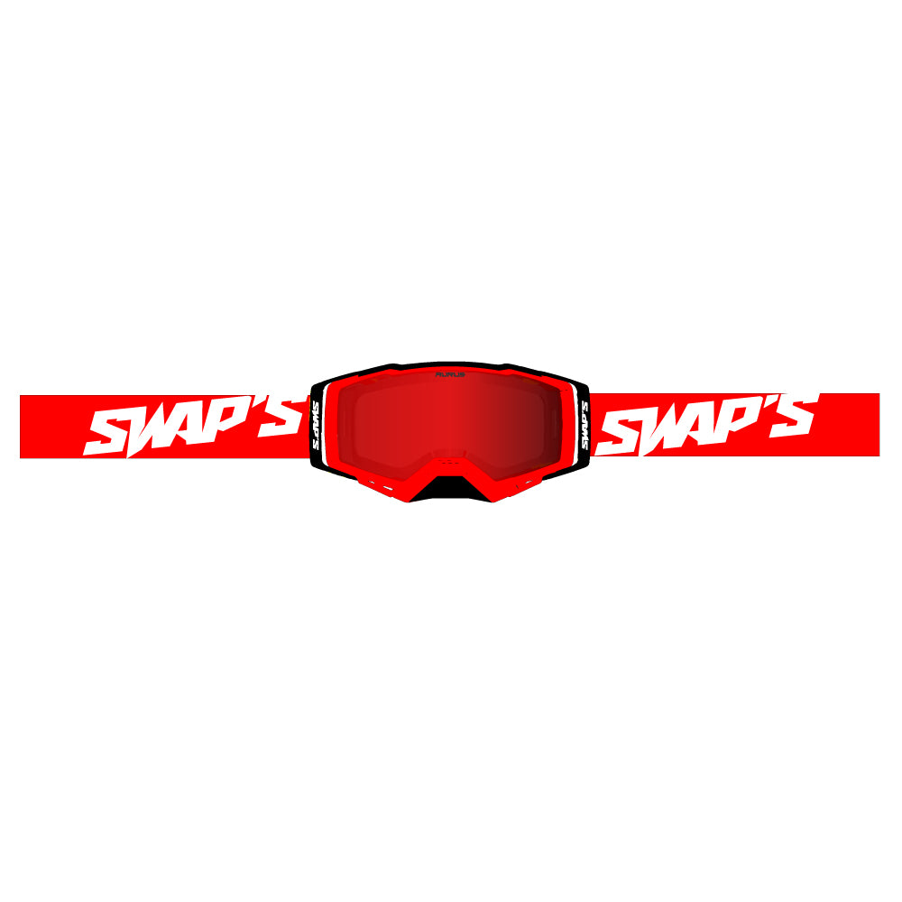 Masque cross AURUS LITE Rouge