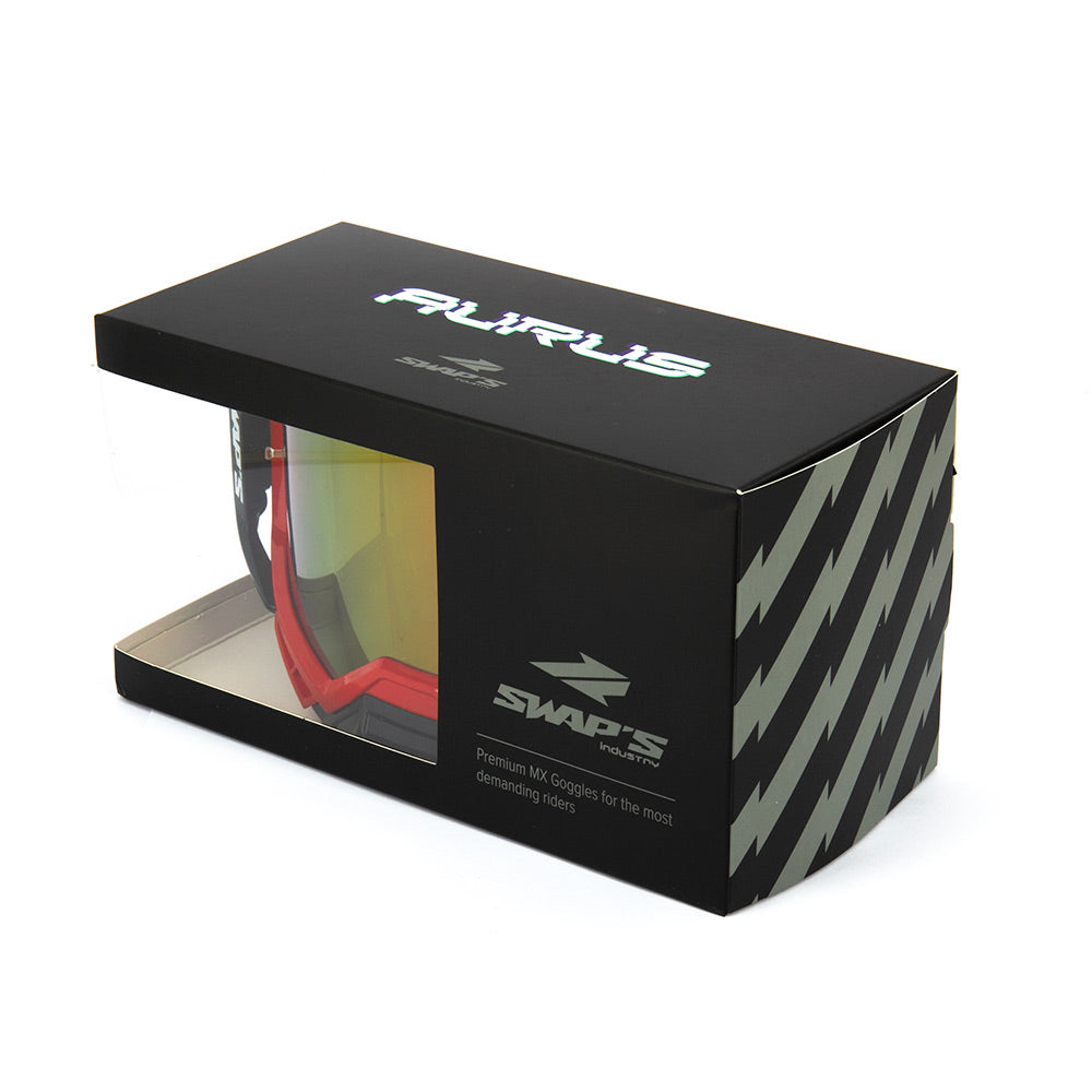 Masque cross AURUS LITE Rouge