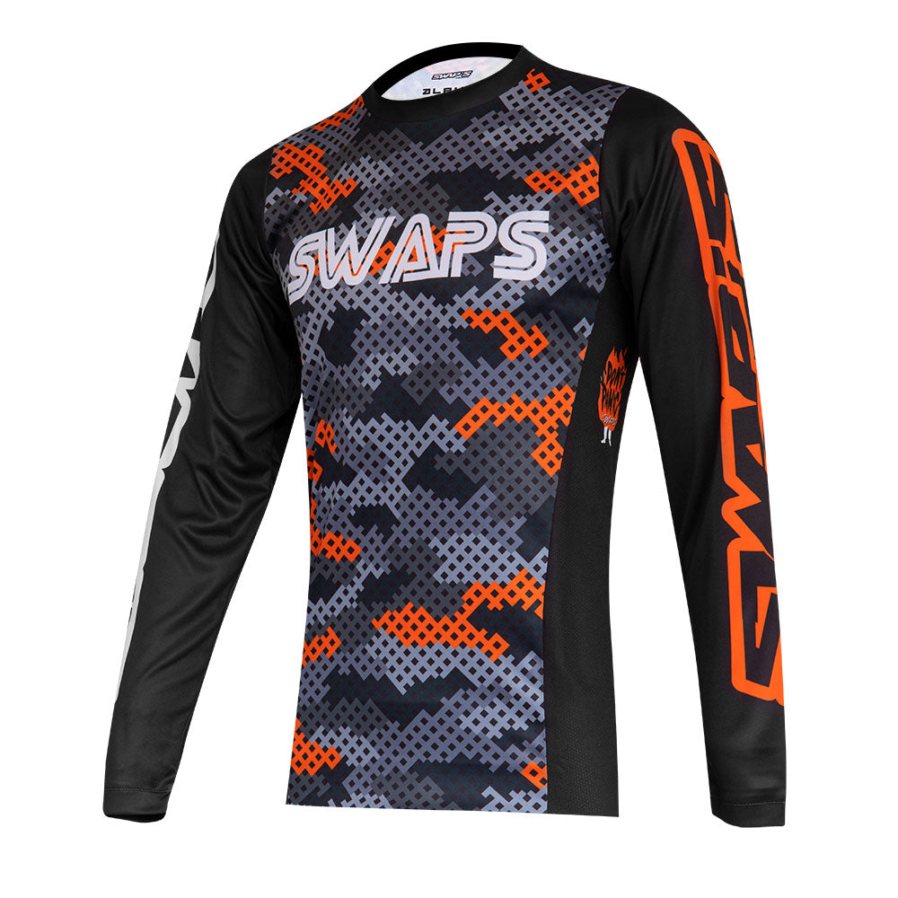 Maillot Cross CAMO Orange