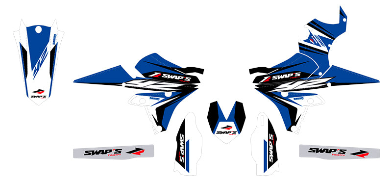 Kit Déco Diamond Light - YAMAHA YZ-F - Bleu