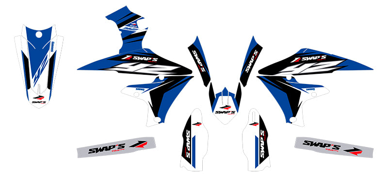 Kit Déco Diamond Light - YAMAHA YZ450 - Bleu