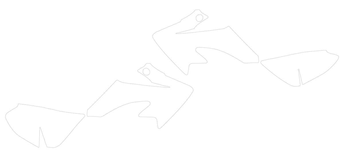 Kit De Protection Transparent Pour Plastiques - HONDA CR-F 50