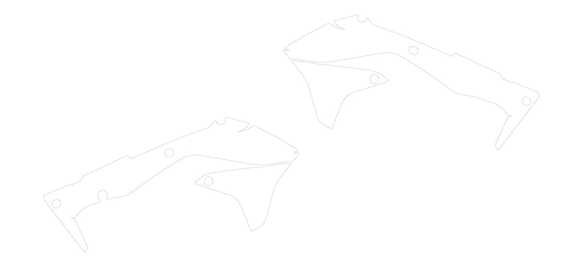 Kit De Protection Transparent Pour Plastiques - KAWASAKI KX-F 450 