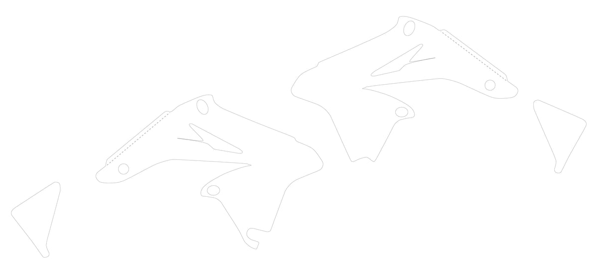 Kit De Protection Transparent Pour Plastiques - SUZUKI RM-Z 250