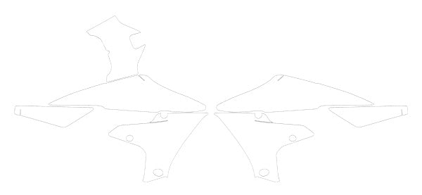 Kit De Protection Transparent Pour Plastiques - YAMAHA YZ-F 450 