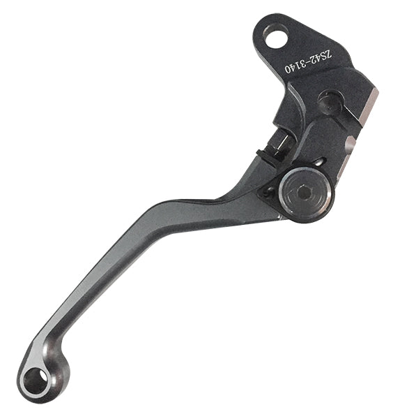 Levier Cross Alu Court Repliable - Embrayage - Couleur Titane - HONDA CR-F