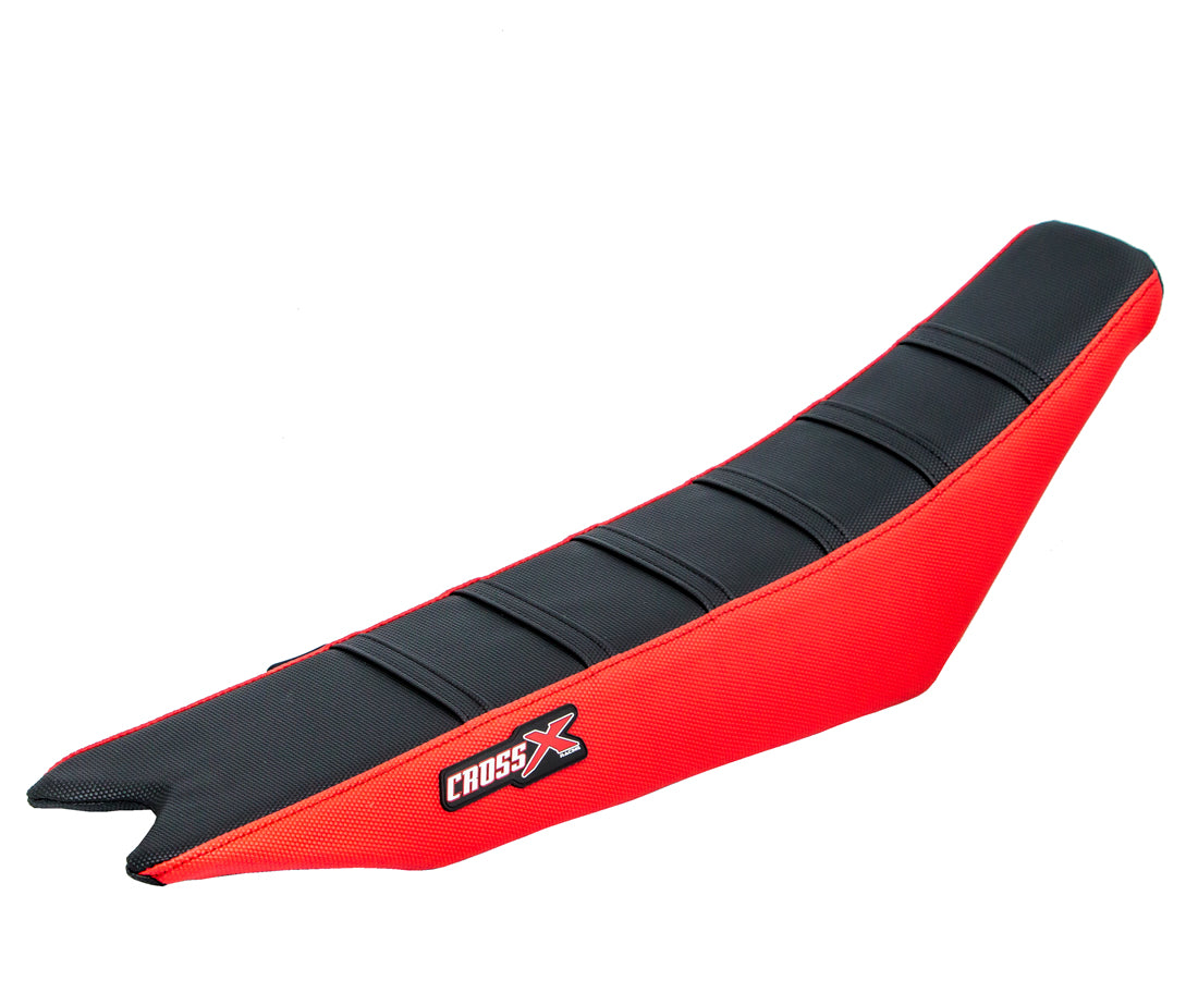 HOUSSE DE SELLE BETA RR-RS 2006-2009 TOP BLACK- SIDE RED-STRIPES BLACK (M910-3BRB)