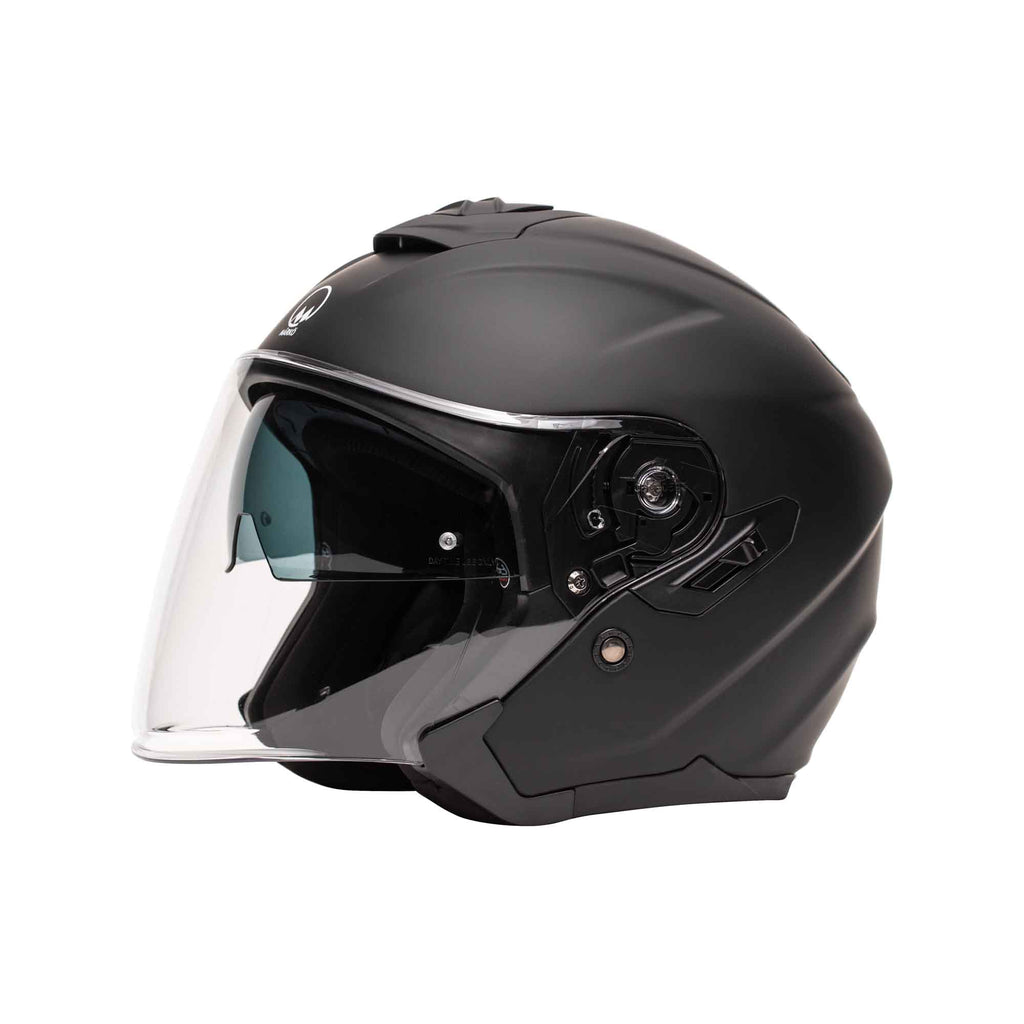Casque Jet M-JET - Fibre - Noir mat 