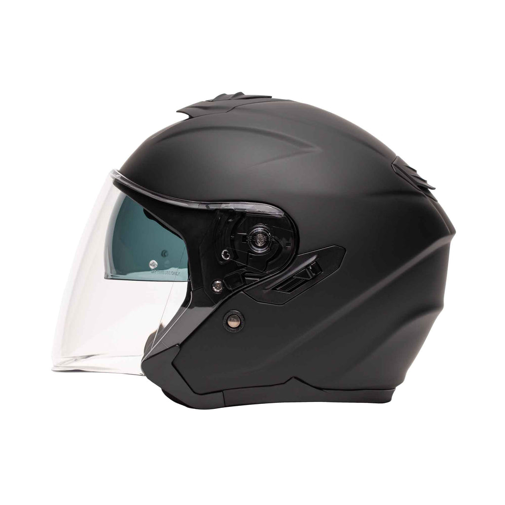 Casque Jet M-JET - Fibre - Noir mat 
