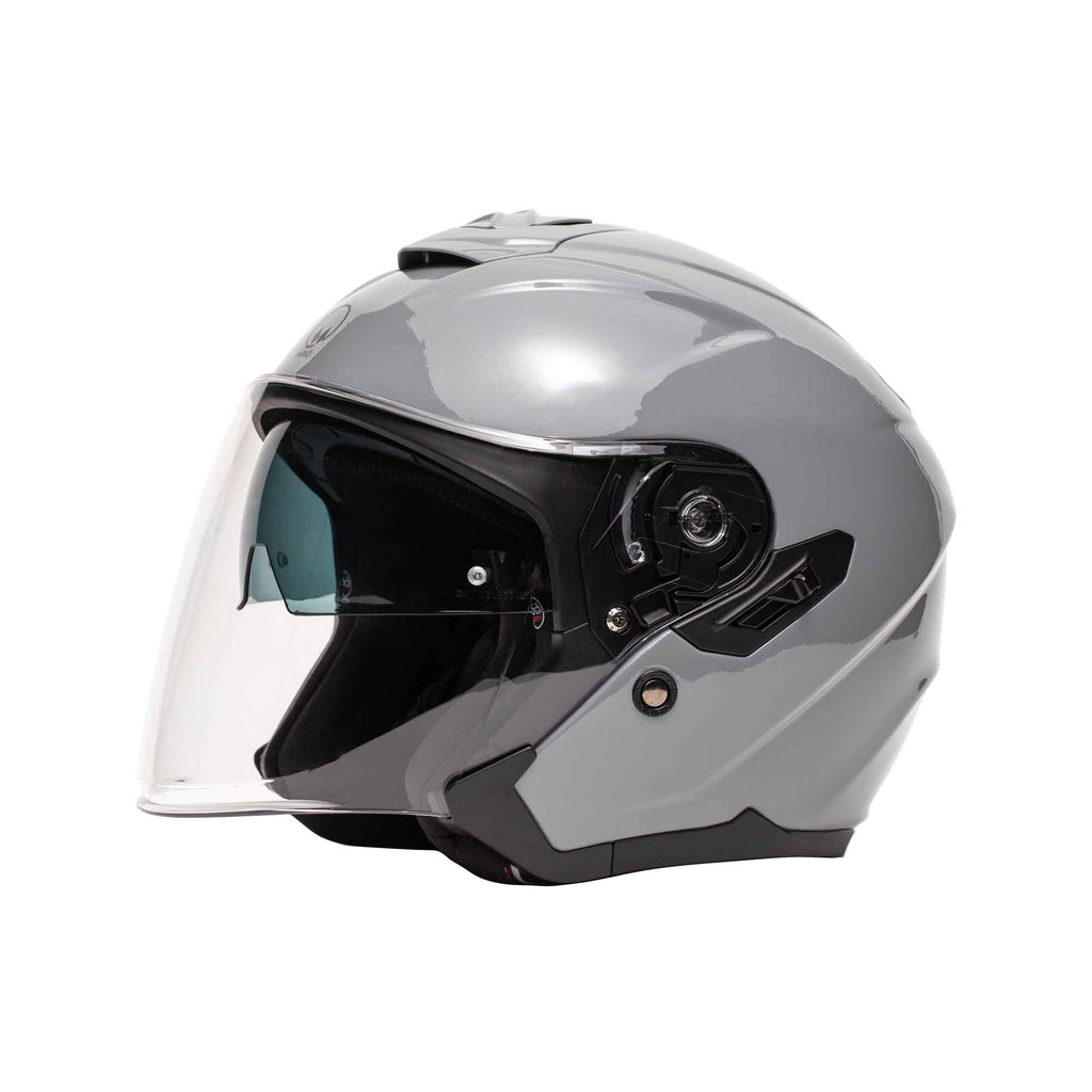 Casque Jet M-JET - Fibre - Gris Nardo