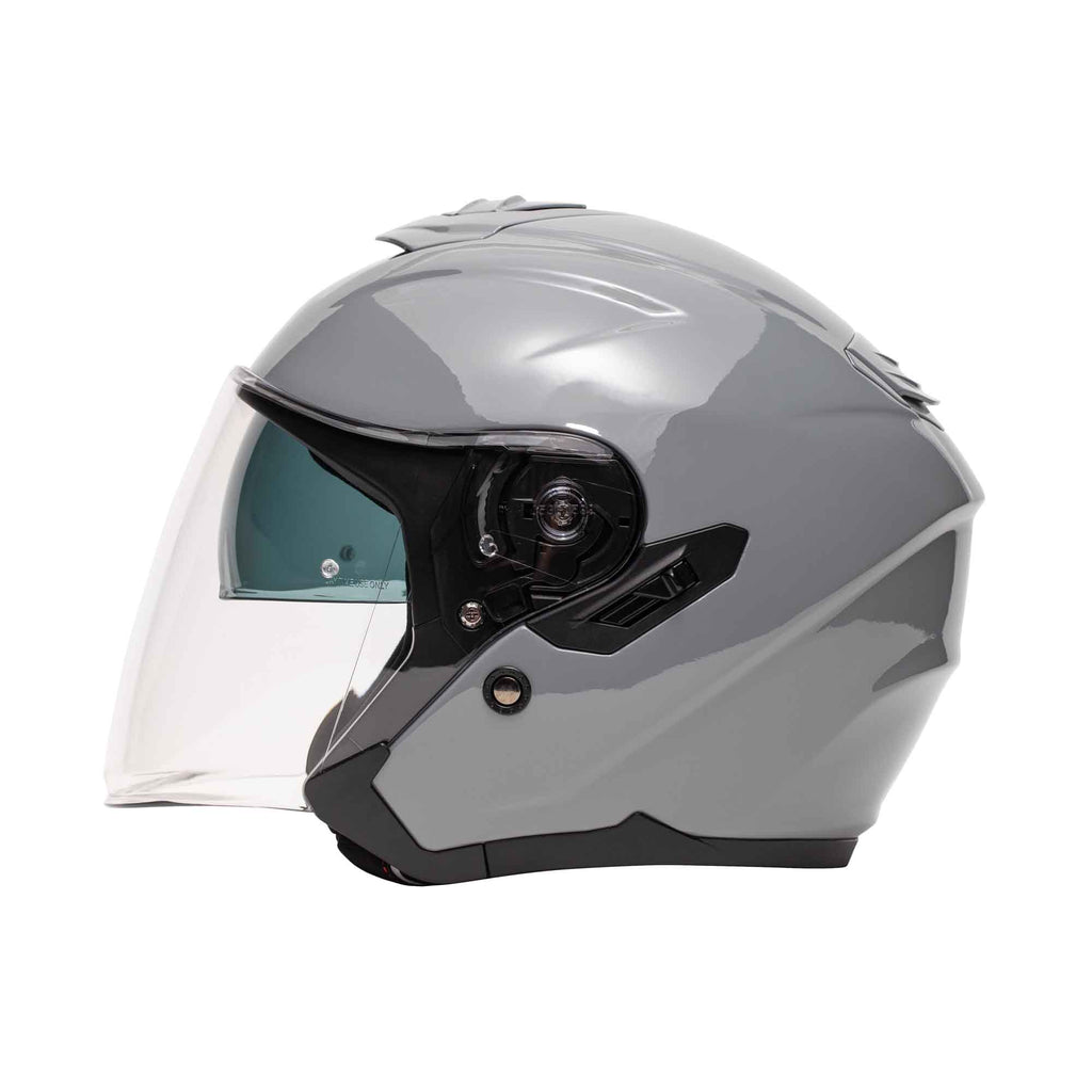 Casque Jet M-JET - Fibre - Gris Nardo