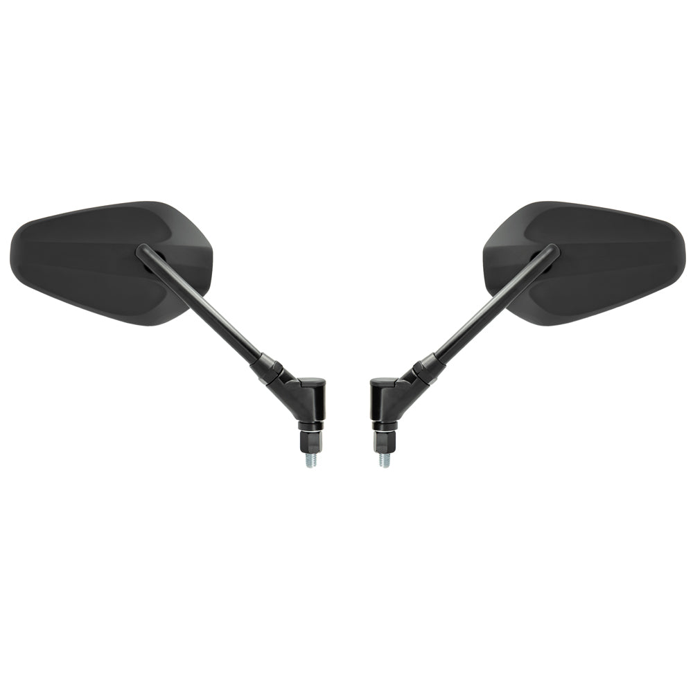 Paire de rétroviseurs universels - M8 droit - Noir