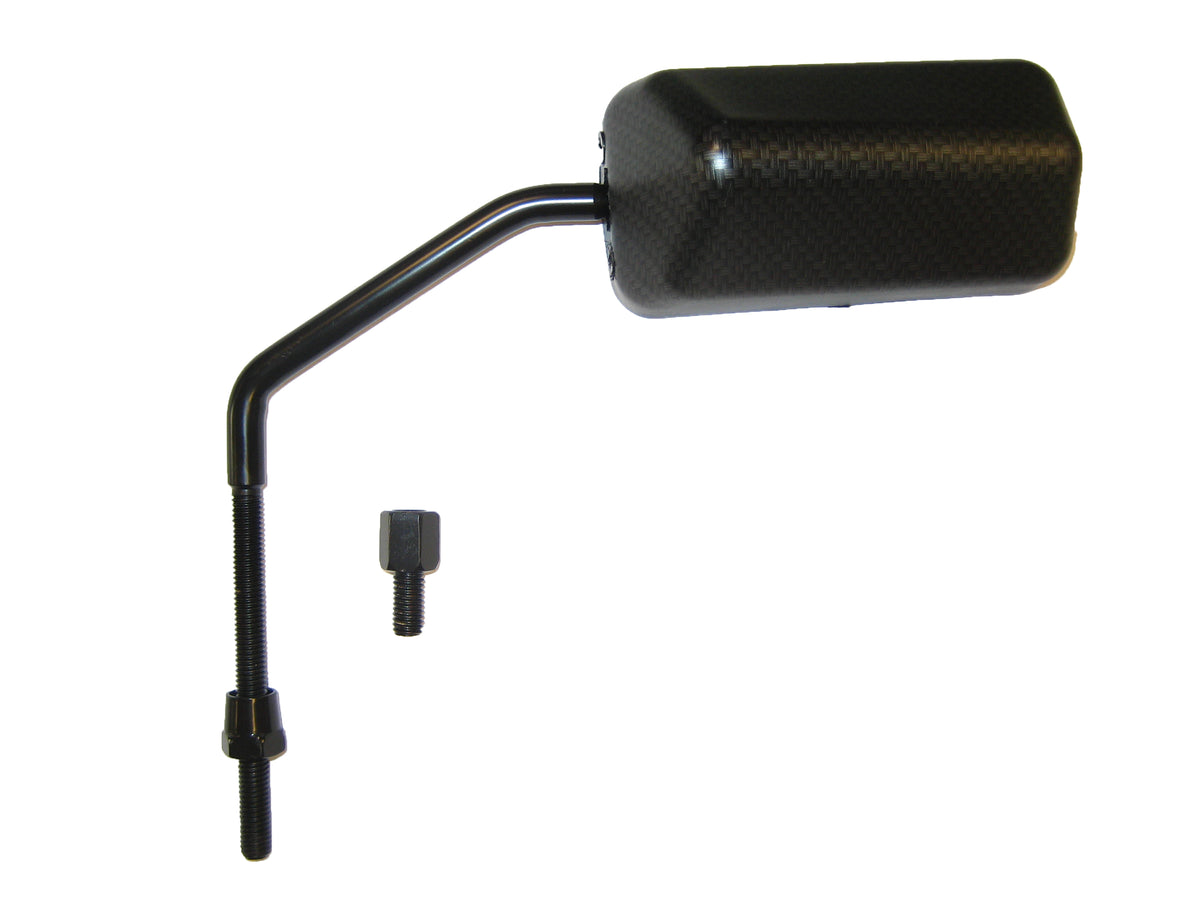 Rétroviseur universels pour scooters type F1 long - look carbone
