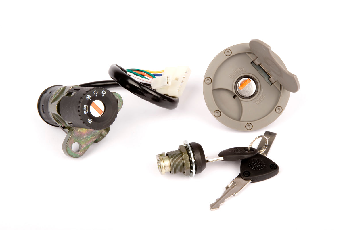 Kit complet contacteur à clef et trappe à essence Rieju Rs 1