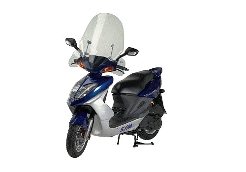 Parebrise Sym Shark 125 Bas sans Bord