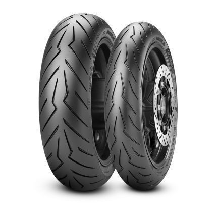 Pneu 100/80 - 14 M/C 54S  TL DIABLO ROSSO SCOOTER