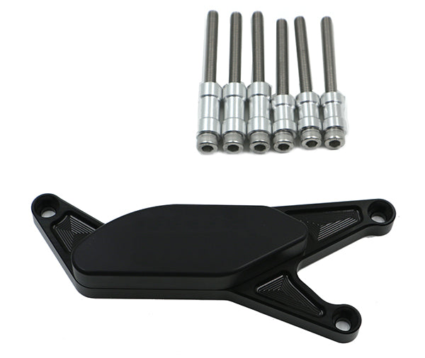 Kit Protection de Carters CNC Anodisés Noir GSX-R 600/750 2004-2005 Gauche