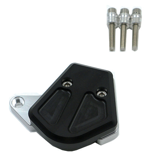 Kit Protection de Carters CNC Anodisés Noir GSF 1250 Bandit 2010-2015 Droit
