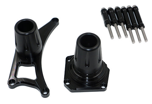 Kit Protection de Carters CNC Anodisés Noir MT-01 2005-2011 Gauche et Droit