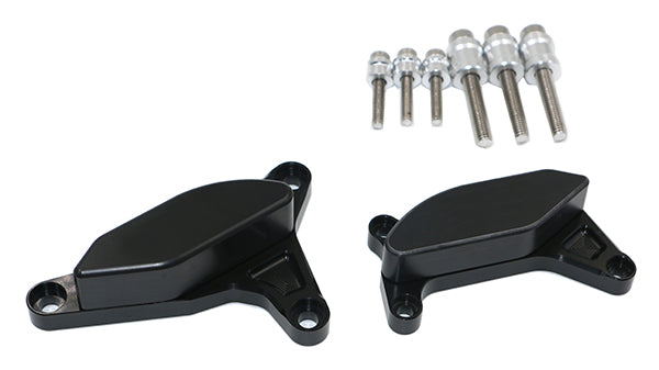 Kit Protection de Carters CNC Anodisés Noir FZ1 2006-2013 Gauche et Droit