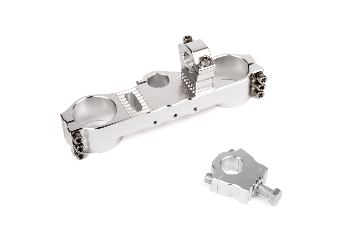 Té de Fouche Supérieur KTM 2001-2004 Offset 18mm + Pontet 35mm pour Guidons Ø28,6mm