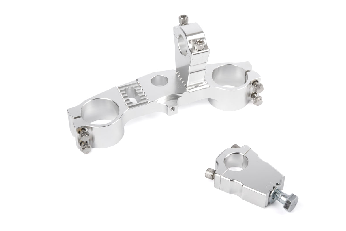 Té de Fouche Supérieur Kawasaki KX80/85 1998-2004 + Pontet 55mm pour Guidons Ø28,6mm