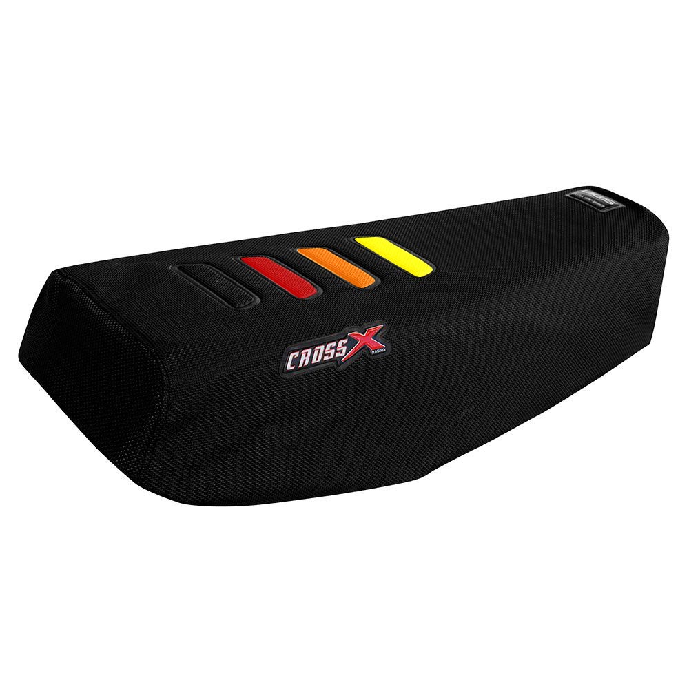 HOUSSE DE SELLE HONDA XLS 125 - UGS BLACK WAVE  RED ORANGE YELLOW  