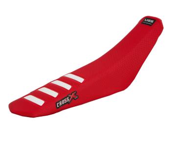 HOUSSE DE SELLE  HONDA CRF 450 - UGS COLOR WAVE RED-WHITE 