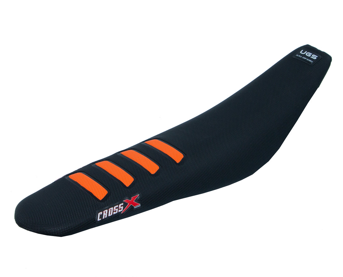 HOUSSE DE SELLE KTM SX - SXF -  EXC - UGS COLOR WAVE BLACK-ORANGE