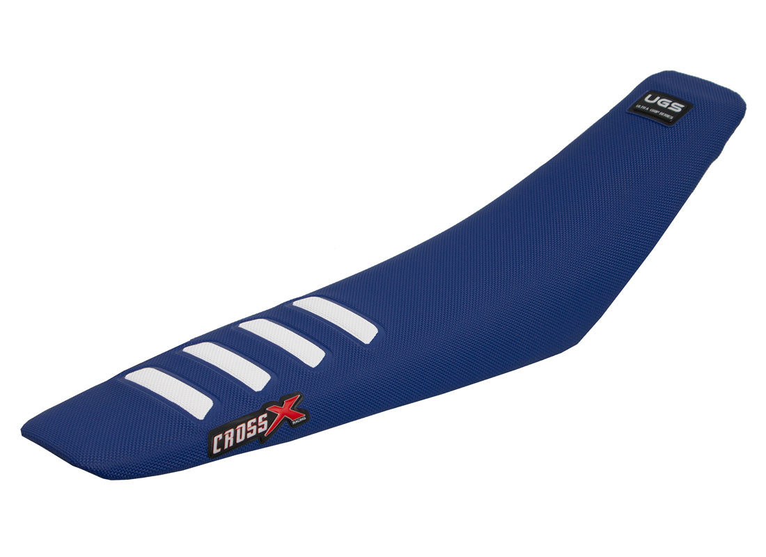 HOUSSE DE SELLE HUSQVARNA FC-TC-FE-TE - UGS COLOR WAVE BLUE-WHITE