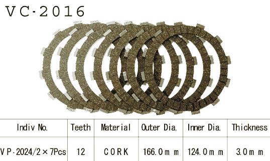 Kit Disques d'Embrayage Garnis Yzf 1000 R1 1998