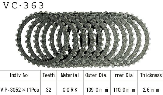 Kit Disques d'Embrayage Garnis Suzuki