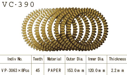 Kit Disques d'Embrayage Garnis Gsx-F 750 1989/1997